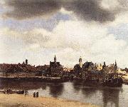 Jan Vermeer View of Delft oil painting